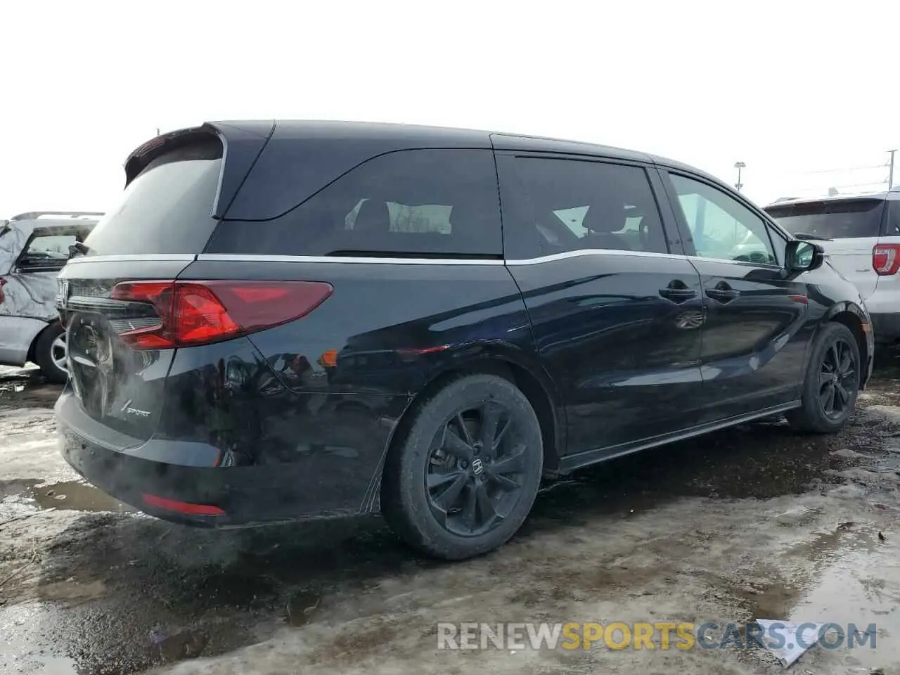 3 fotografías del automóvil dañado 5FNRL6H79PB003171 HONDA ODYSSEY SP 2023