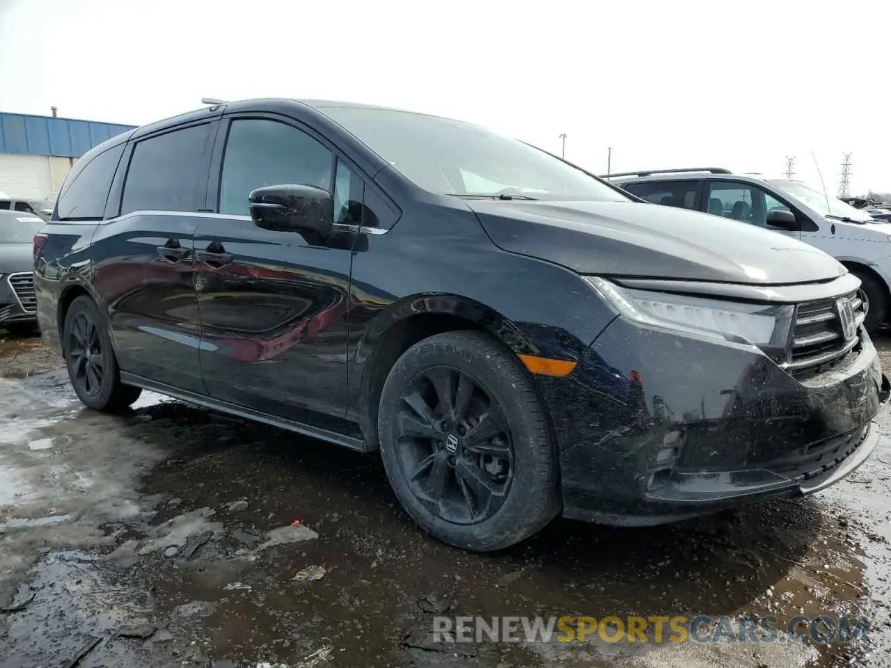 4 fotografías del automóvil dañado 5FNRL6H79PB003171 HONDA ODYSSEY SP 2023