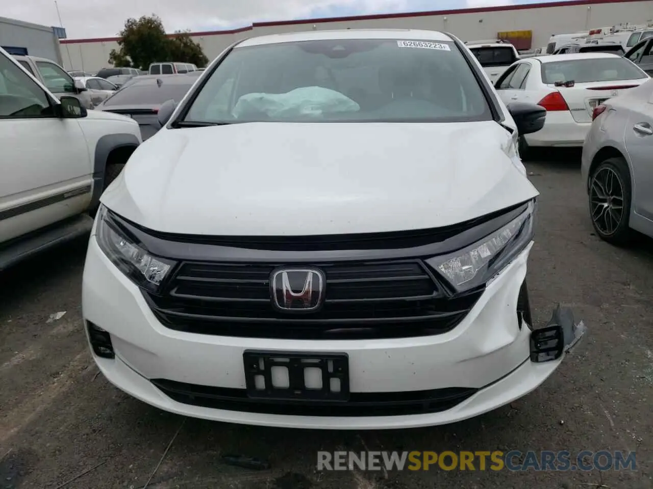 5 fotografías del automóvil dañado 5FNRL6H79PB039121 HONDA ODYSSEY SP 2023