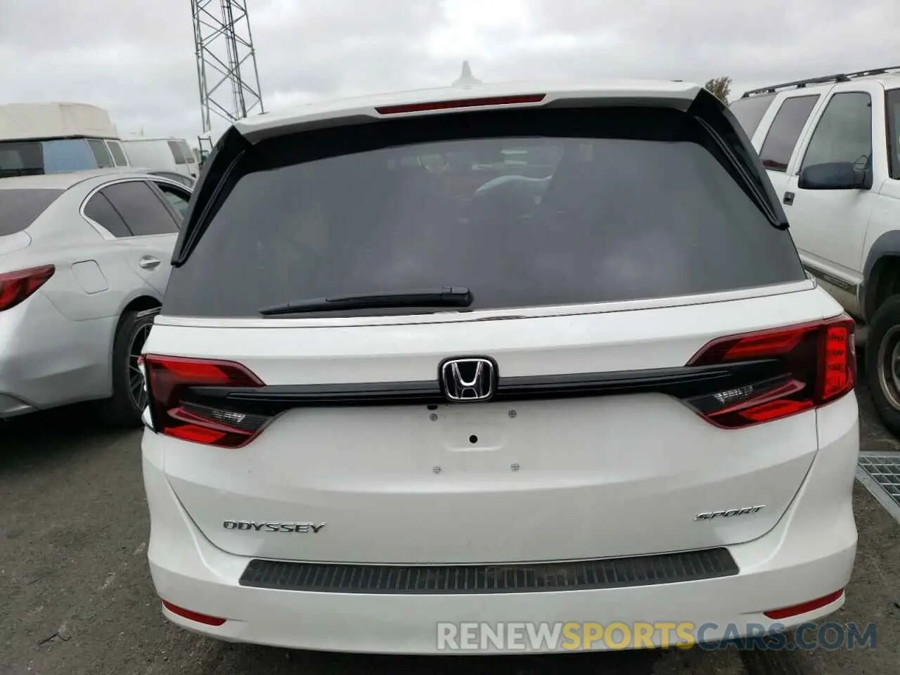 6 fotografías del automóvil dañado 5FNRL6H79PB039121 HONDA ODYSSEY SP 2023