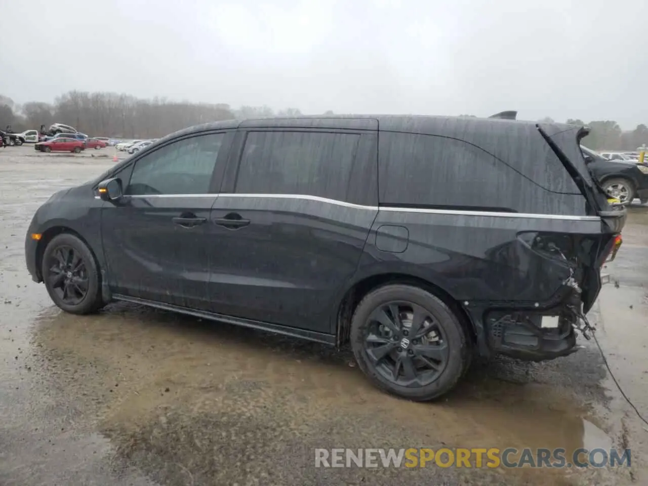 2 fotografías del automóvil dañado 5FNRL6H72RB059777 HONDA ODYSSEY SP 2024