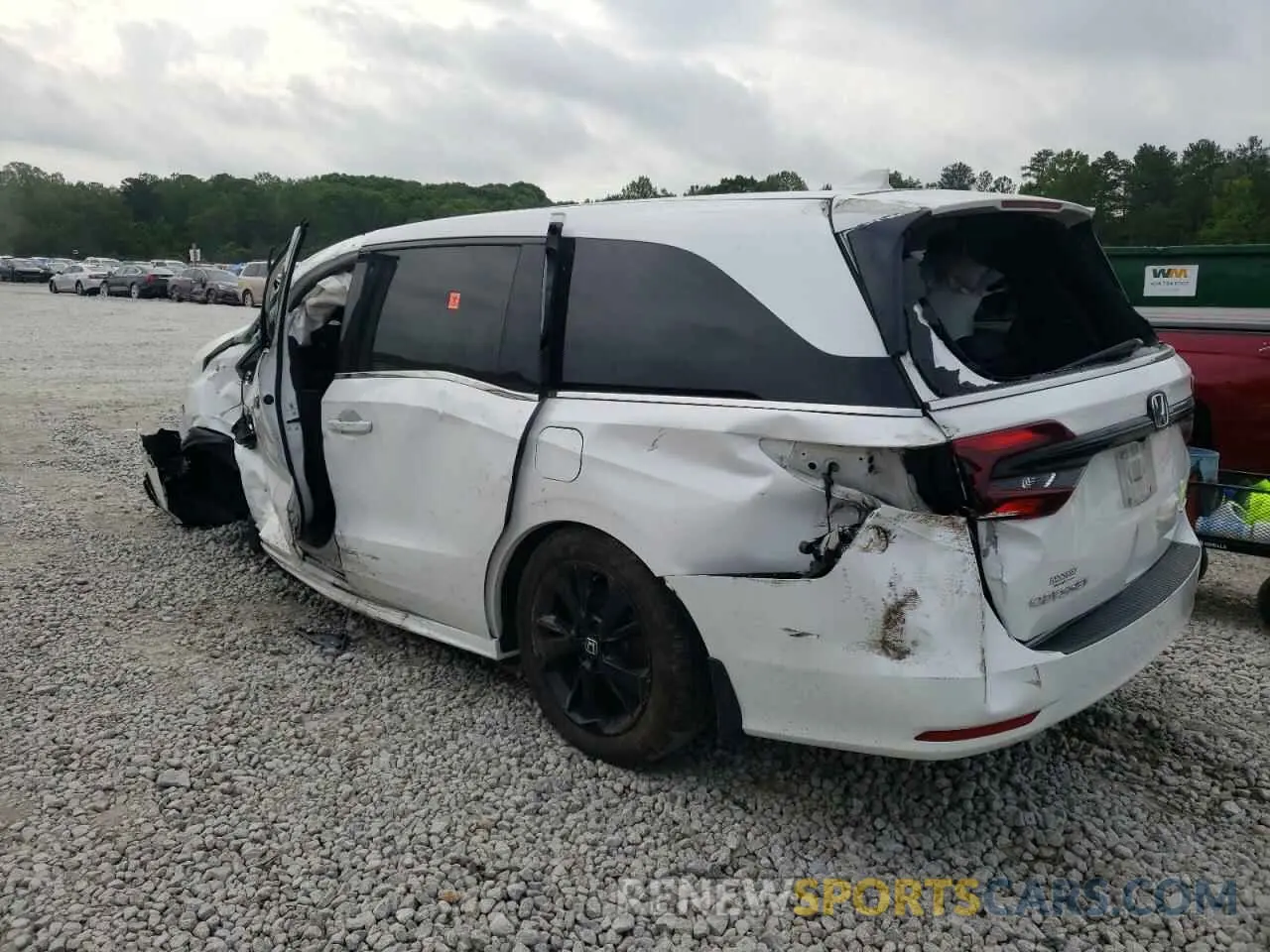 2 fotografías del automóvil dañado 5FNRL6H76RB002885 HONDA ODYSSEY SP 2024