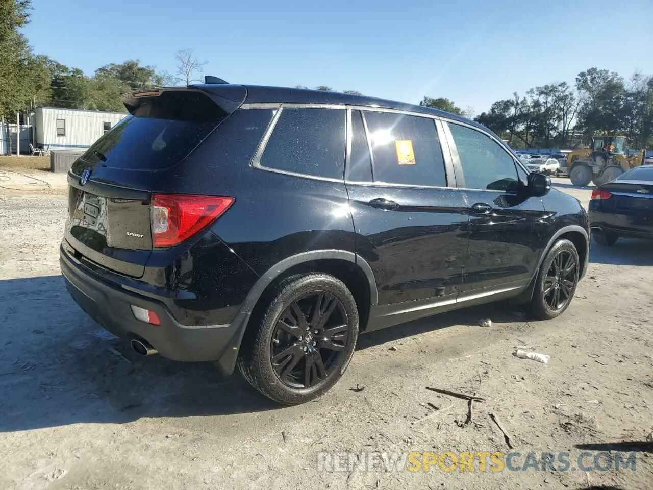3 fotografías del automóvil dañado 5FNYF7H29KB004665 HONDA PASSPORT 2019