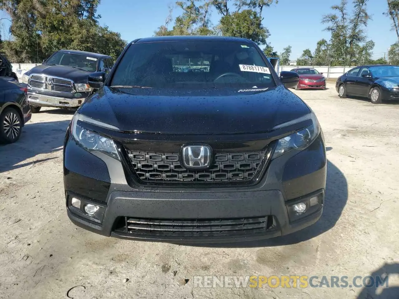 5 fotografías del automóvil dañado 5FNYF7H29KB004665 HONDA PASSPORT 2019