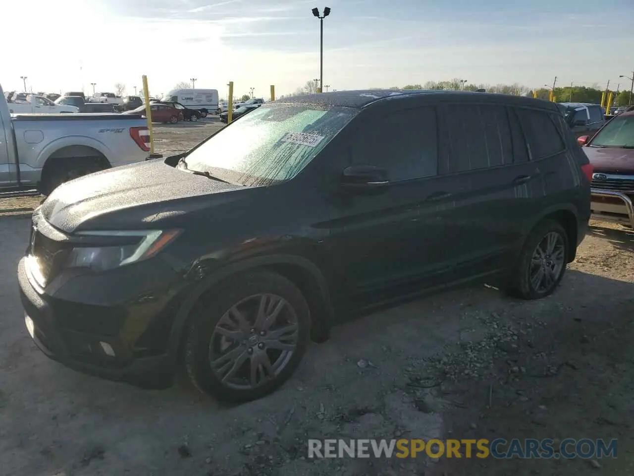 1 fotografías del automóvil dañado 5FNYF7H56KB003404 HONDA PASSPORT 2019