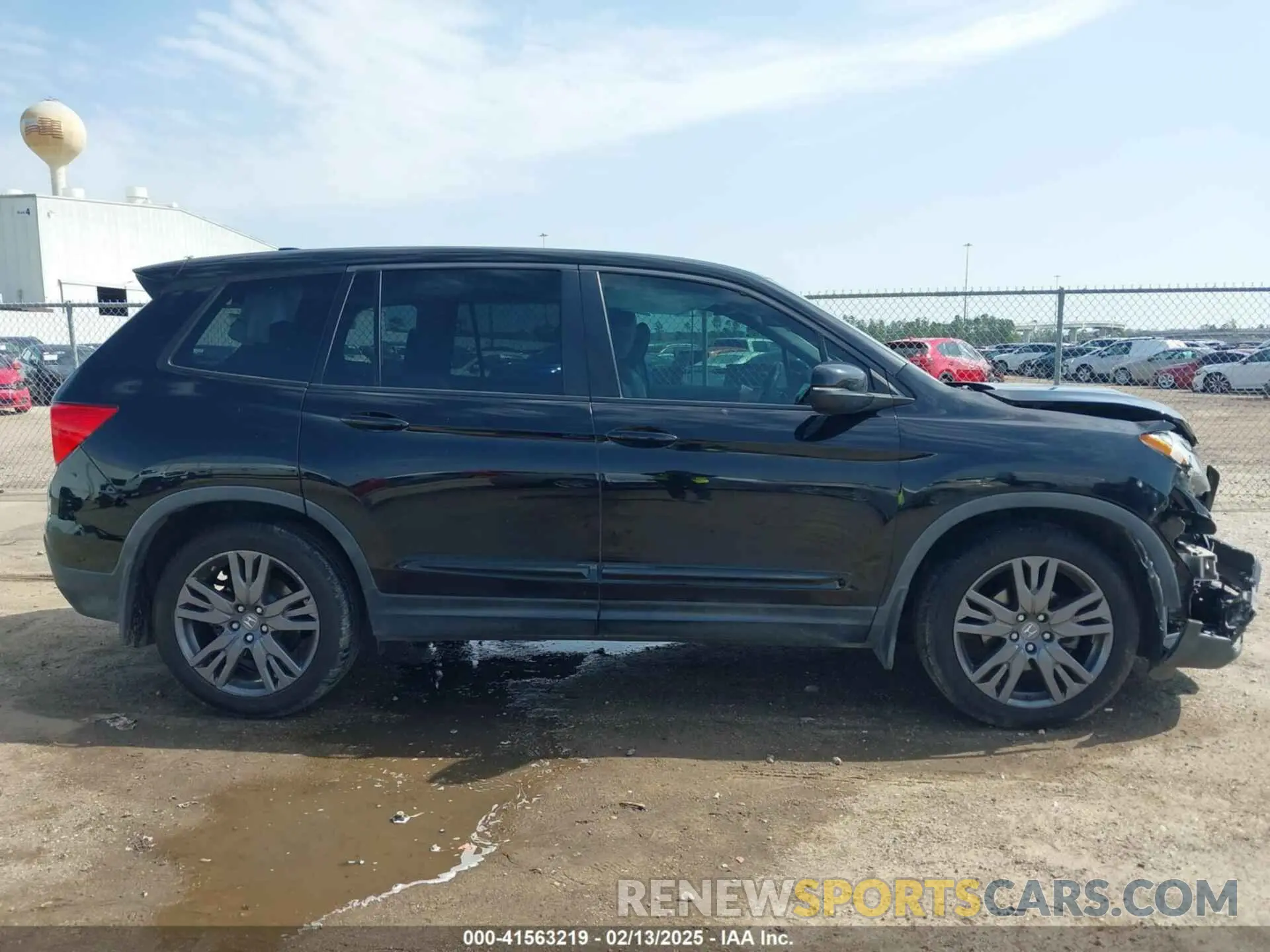 13 fotografías del automóvil dañado 5FNYF7H59KB003011 HONDA PASSPORT 2019