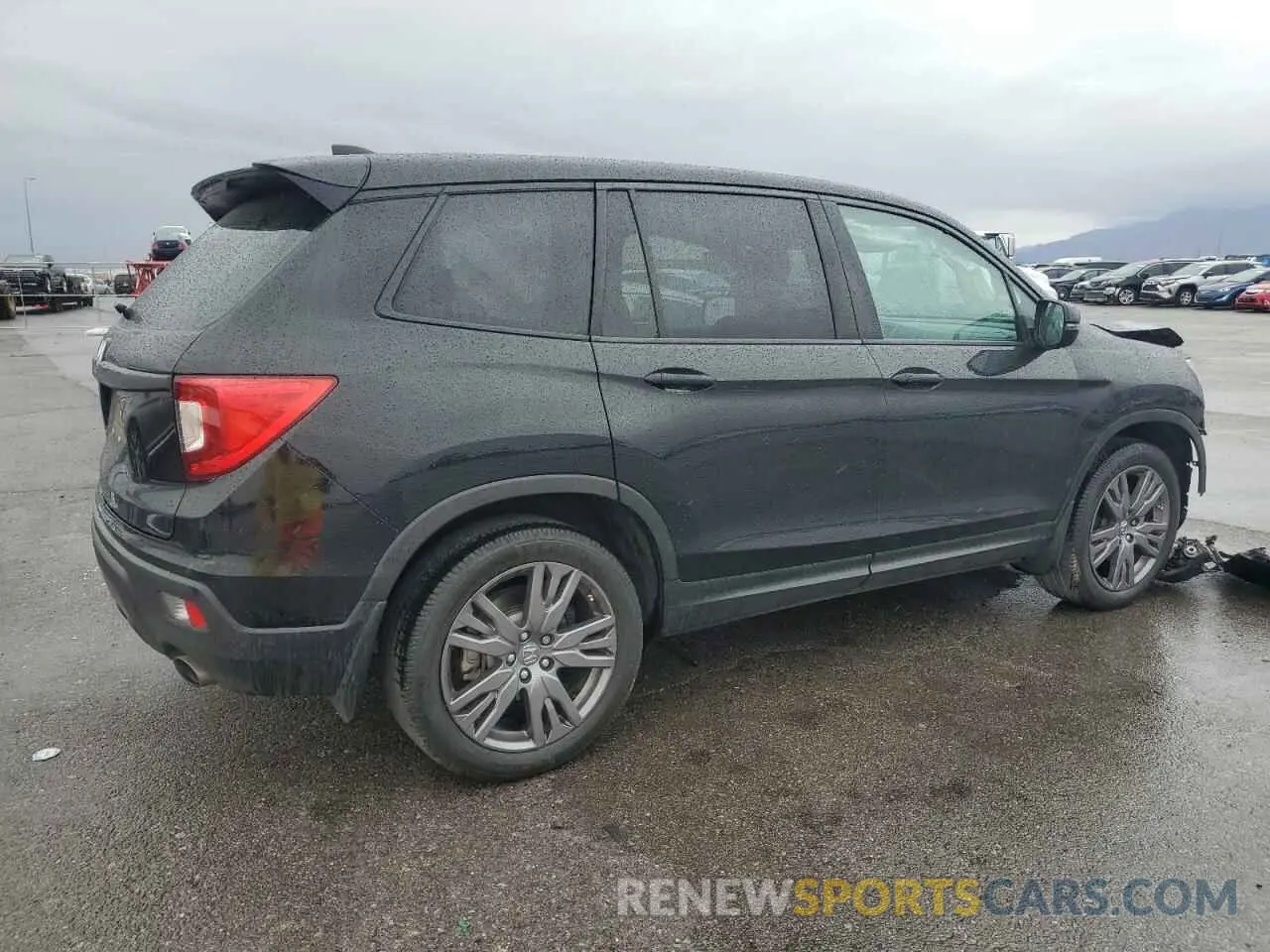 3 fotografías del automóvil dañado 5FNYF7H5XKB010436 HONDA PASSPORT 2019