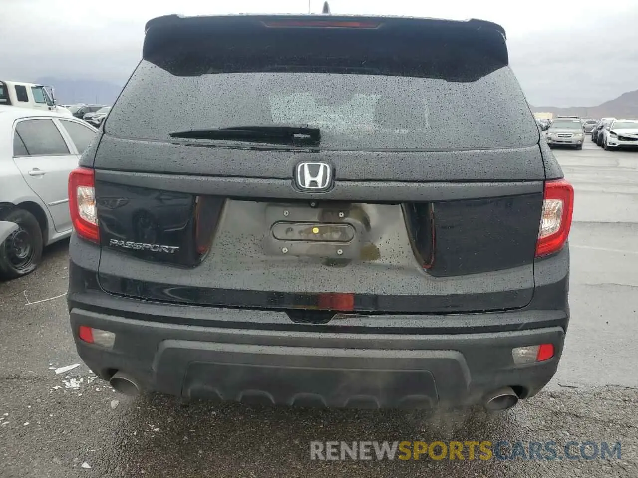 6 fotografías del automóvil dañado 5FNYF7H5XKB010436 HONDA PASSPORT 2019
