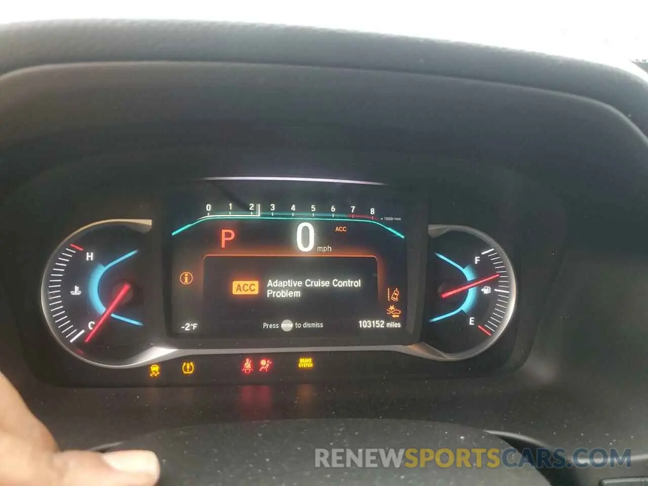 9 fotografías del automóvil dañado 5FNYF7H5XKB010436 HONDA PASSPORT 2019