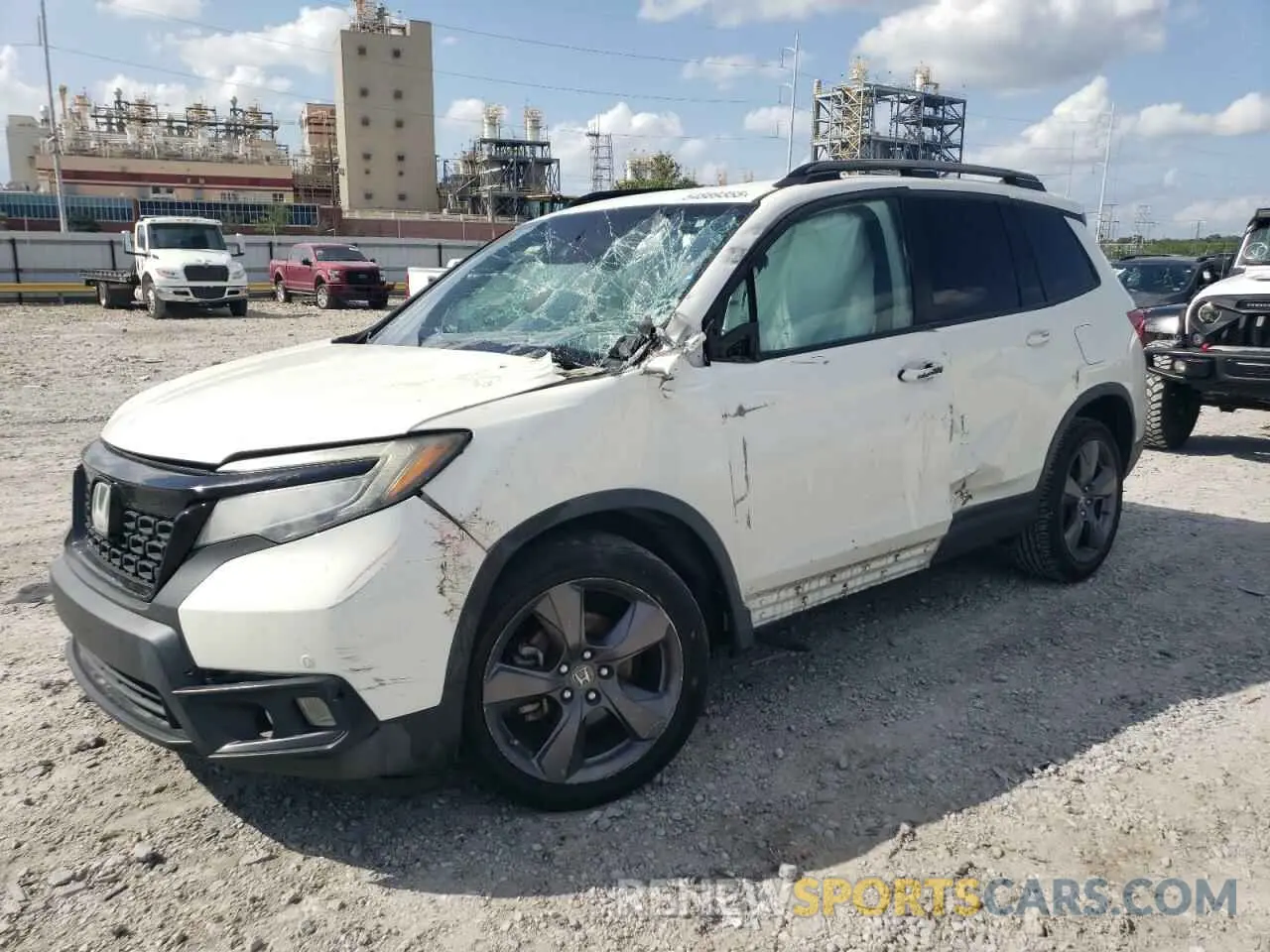 1 fotografías del automóvil dañado 5FNYF7H99KB001259 HONDA PASSPORT 2019