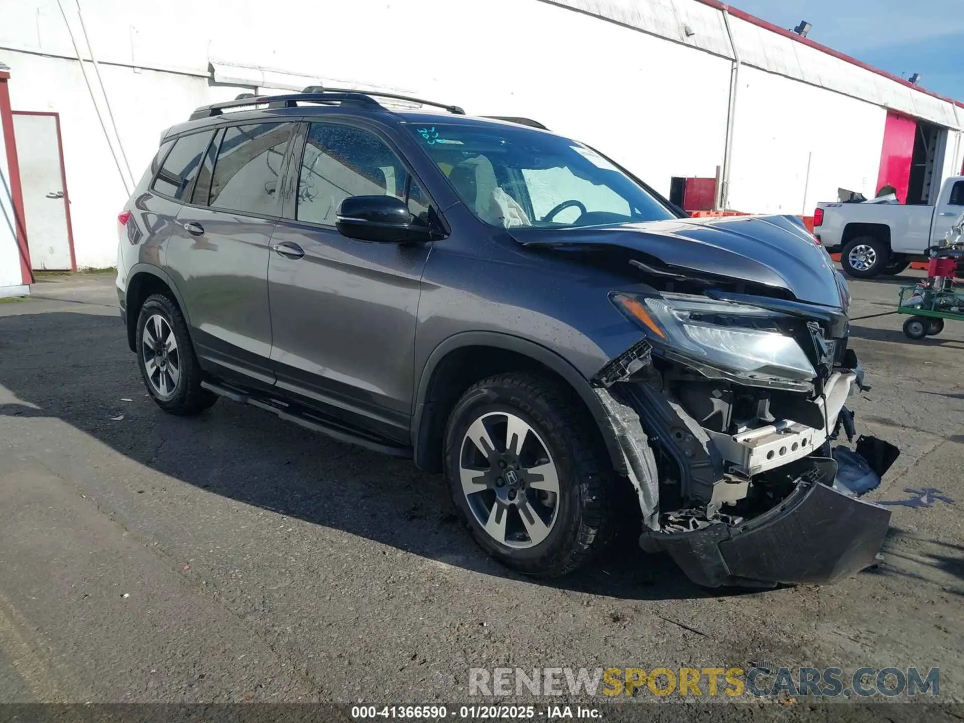 1 fotografías del automóvil dañado 5FNYF8H03KB007307 HONDA PASSPORT 2019