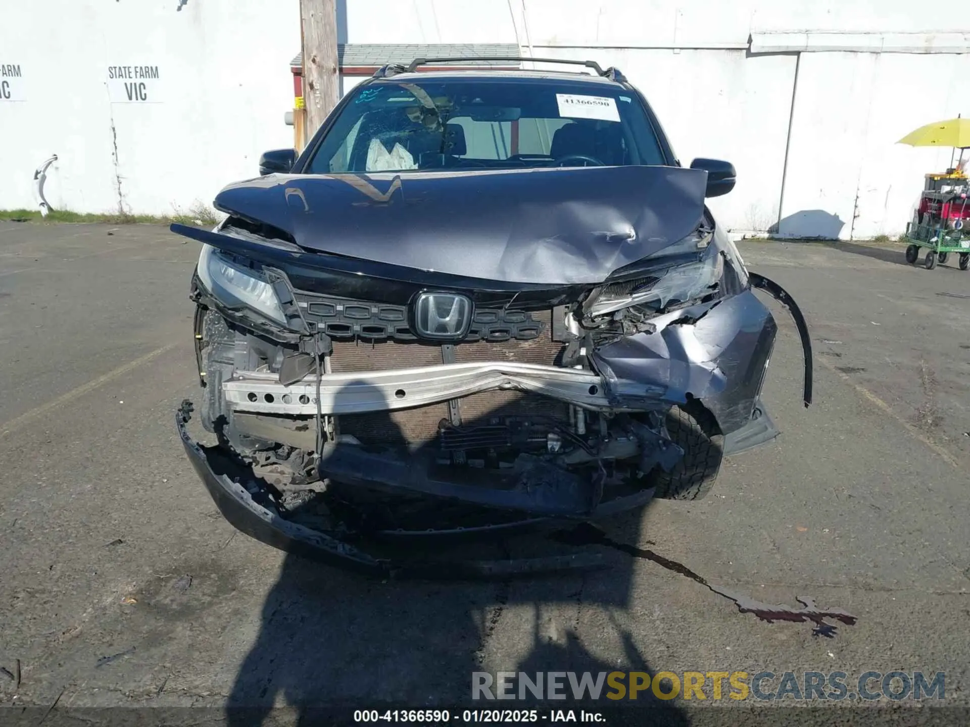 12 fotografías del automóvil dañado 5FNYF8H03KB007307 HONDA PASSPORT 2019