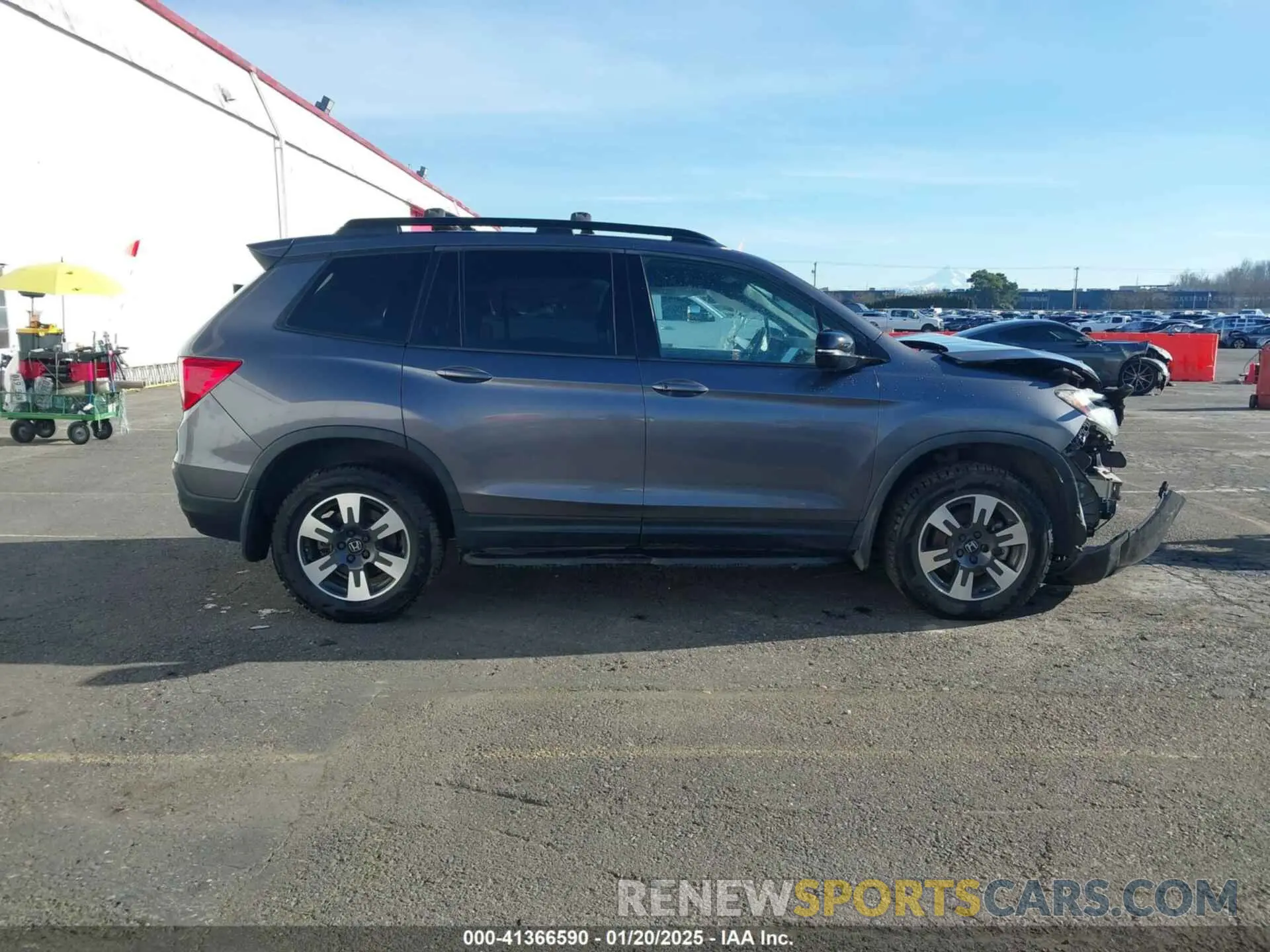 13 fotografías del automóvil dañado 5FNYF8H03KB007307 HONDA PASSPORT 2019