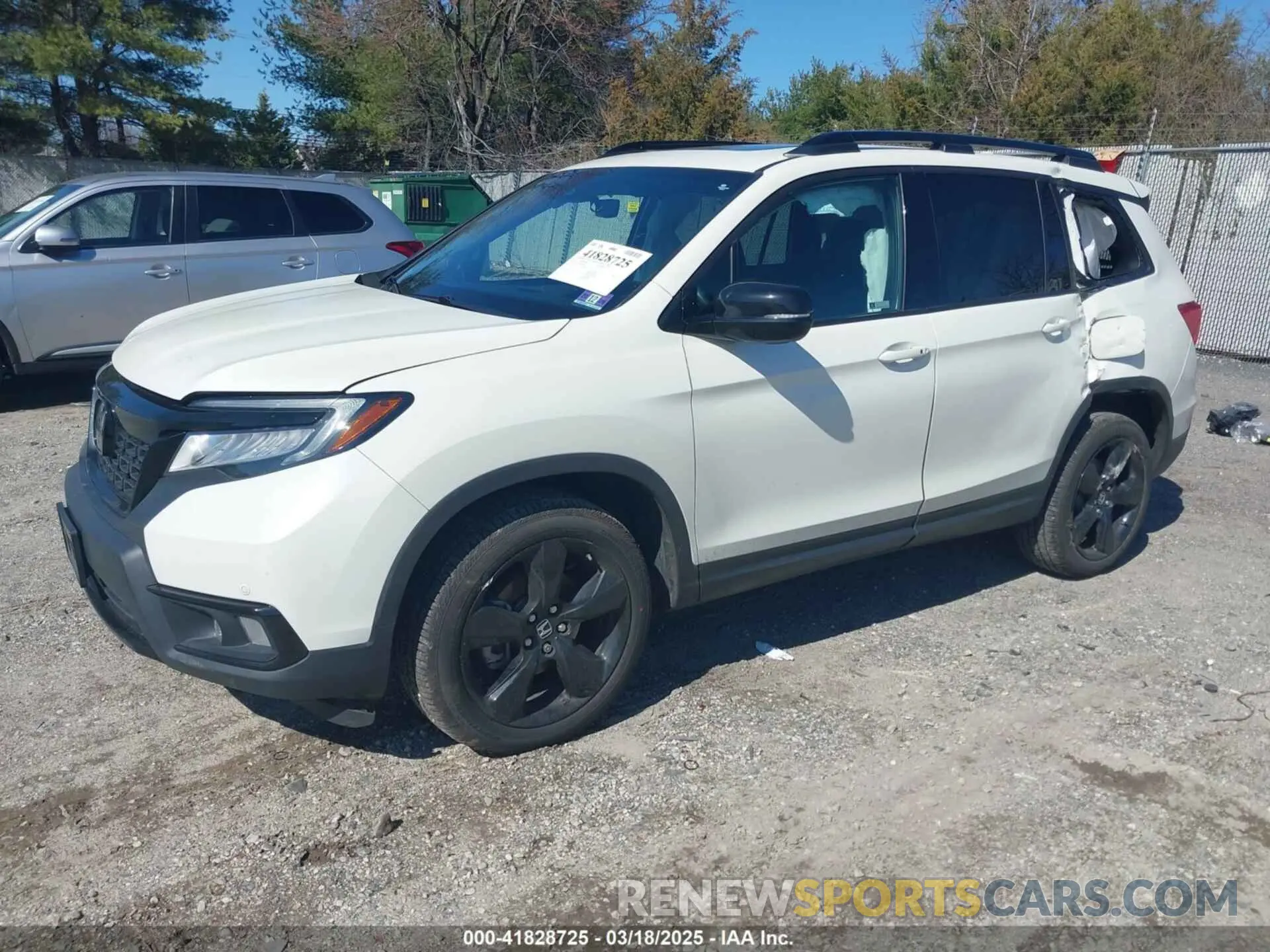 2 fotografías del automóvil dañado 5FNYF8H04KB005307 HONDA PASSPORT 2019