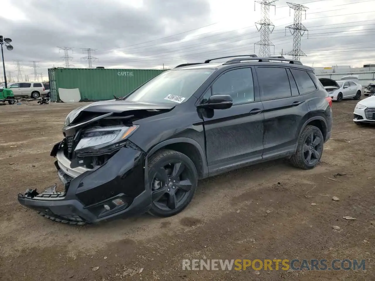 1 fotografías del automóvil dañado 5FNYF8H04KB009390 HONDA PASSPORT 2019
