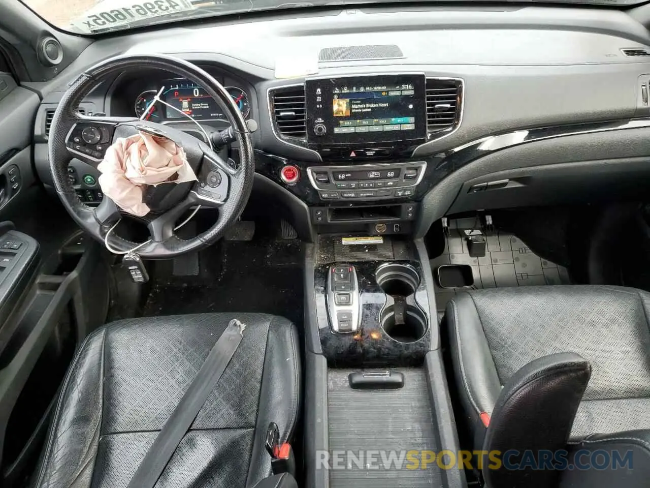 8 fotografías del automóvil dañado 5FNYF8H04KB009390 HONDA PASSPORT 2019