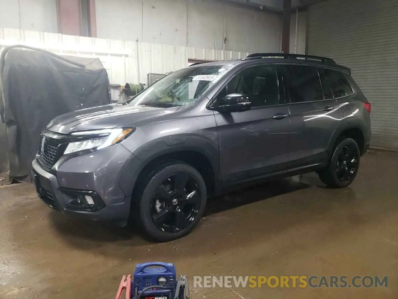 1 fotografías del automóvil dañado 5FNYF8H05KB004716 HONDA PASSPORT 2019
