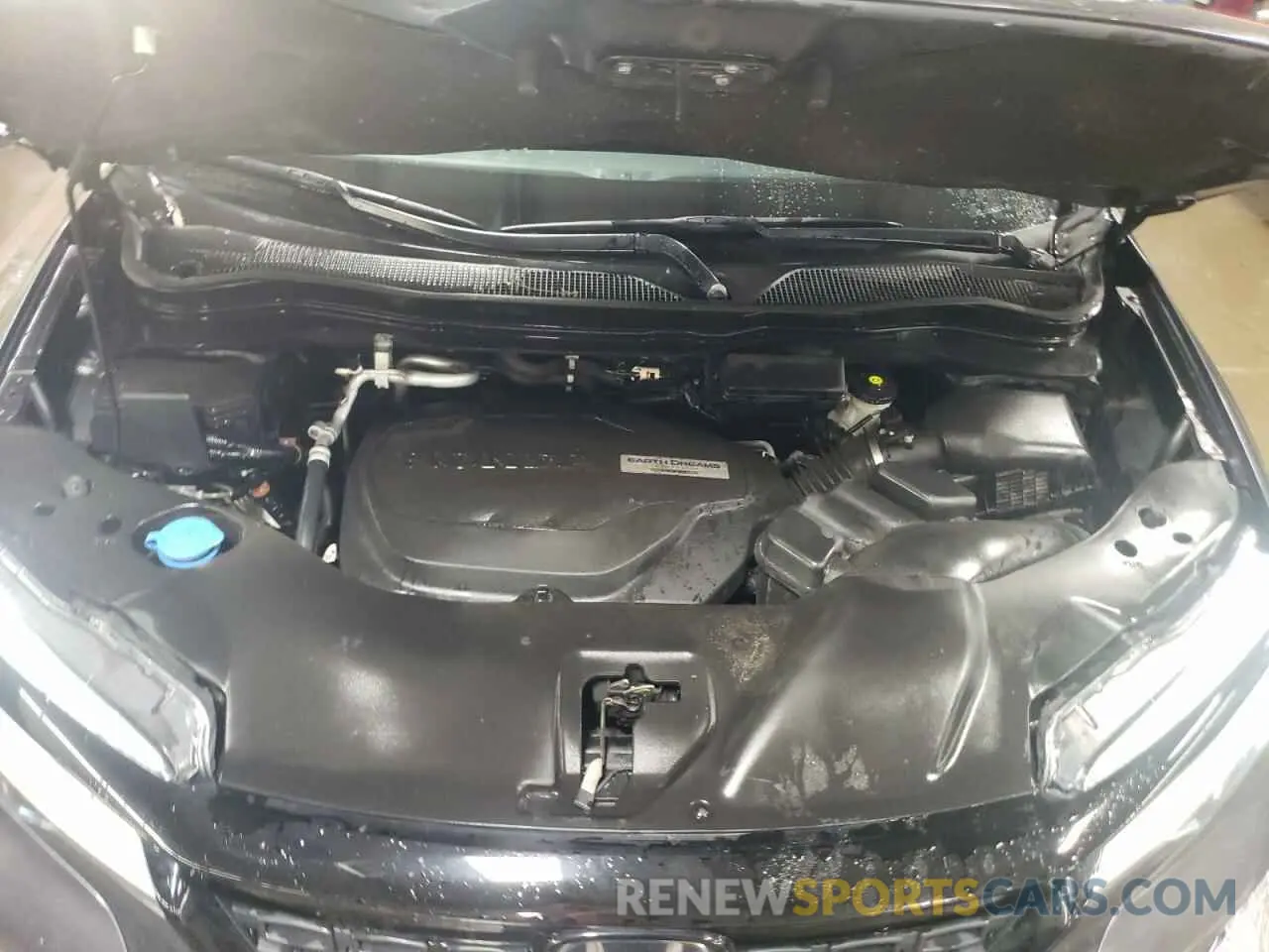 11 fotografías del automóvil dañado 5FNYF8H05KB004716 HONDA PASSPORT 2019