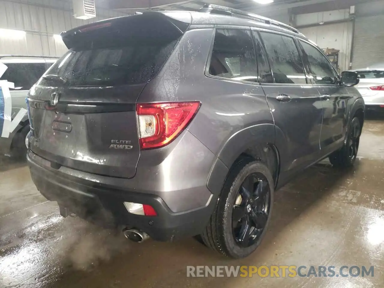 3 fotografías del automóvil dañado 5FNYF8H05KB004716 HONDA PASSPORT 2019