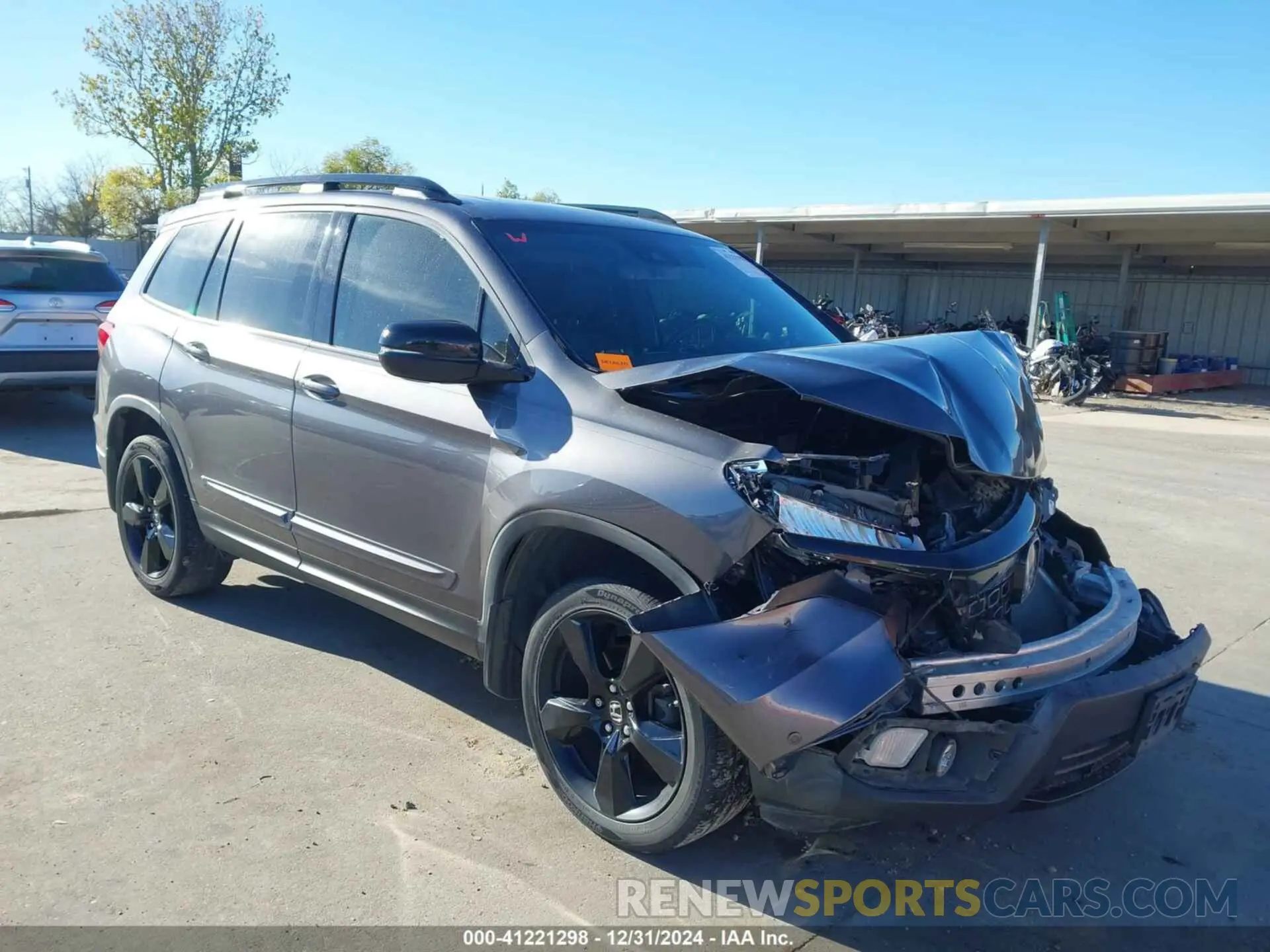 1 fotografías del automóvil dañado 5FNYF8H07KB015720 HONDA PASSPORT 2019