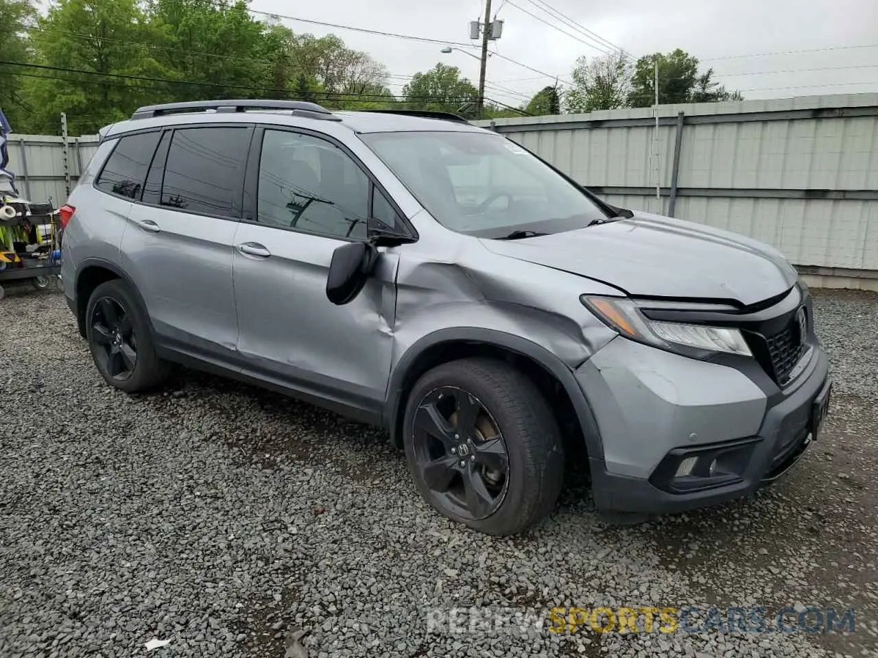 4 fotografías del automóvil dañado 5FNYF8H07KB030315 HONDA PASSPORT 2019