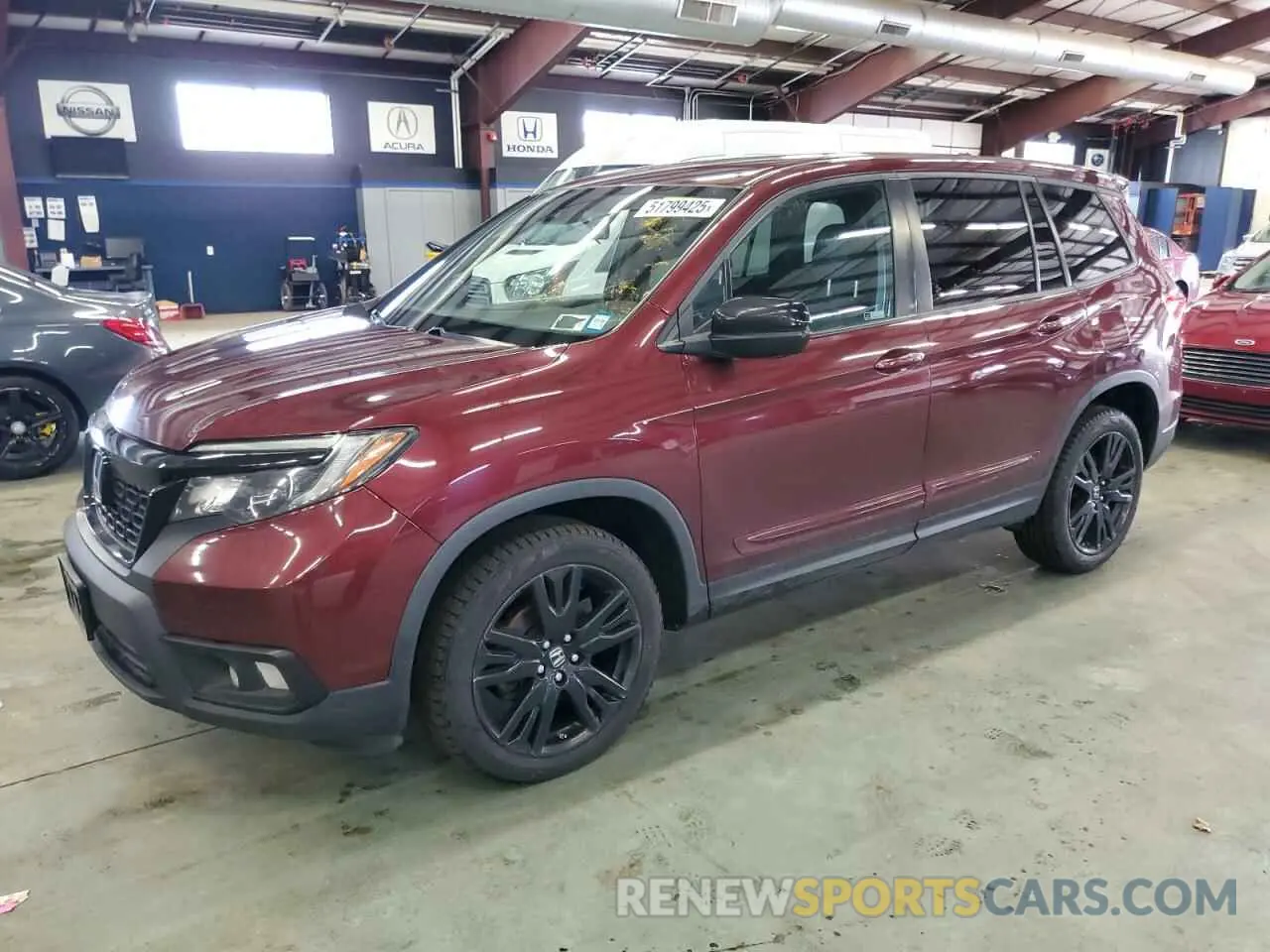 1 fotografías del automóvil dañado 5FNYF8H21KB008778 HONDA PASSPORT 2019