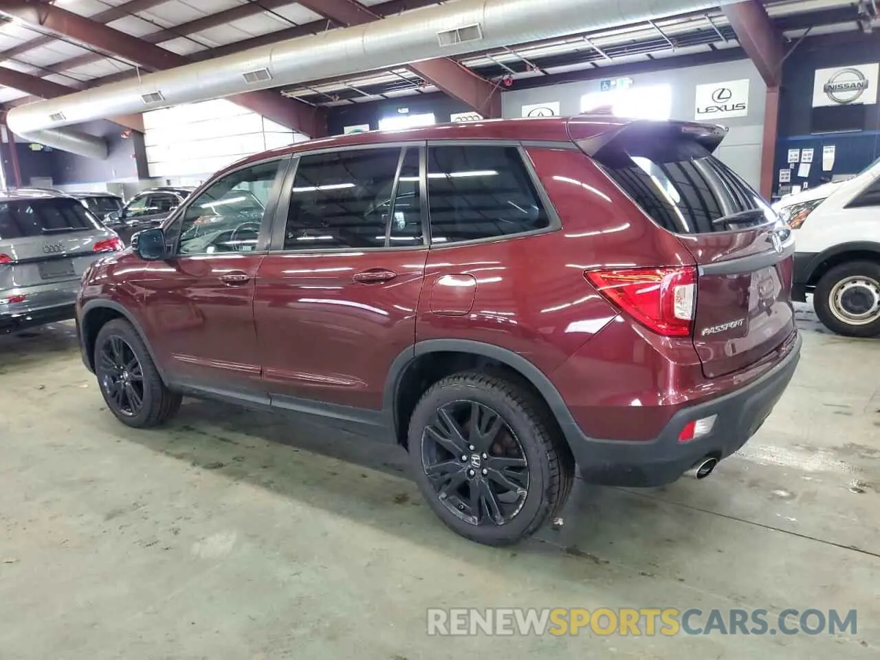 2 fotografías del automóvil dañado 5FNYF8H21KB008778 HONDA PASSPORT 2019