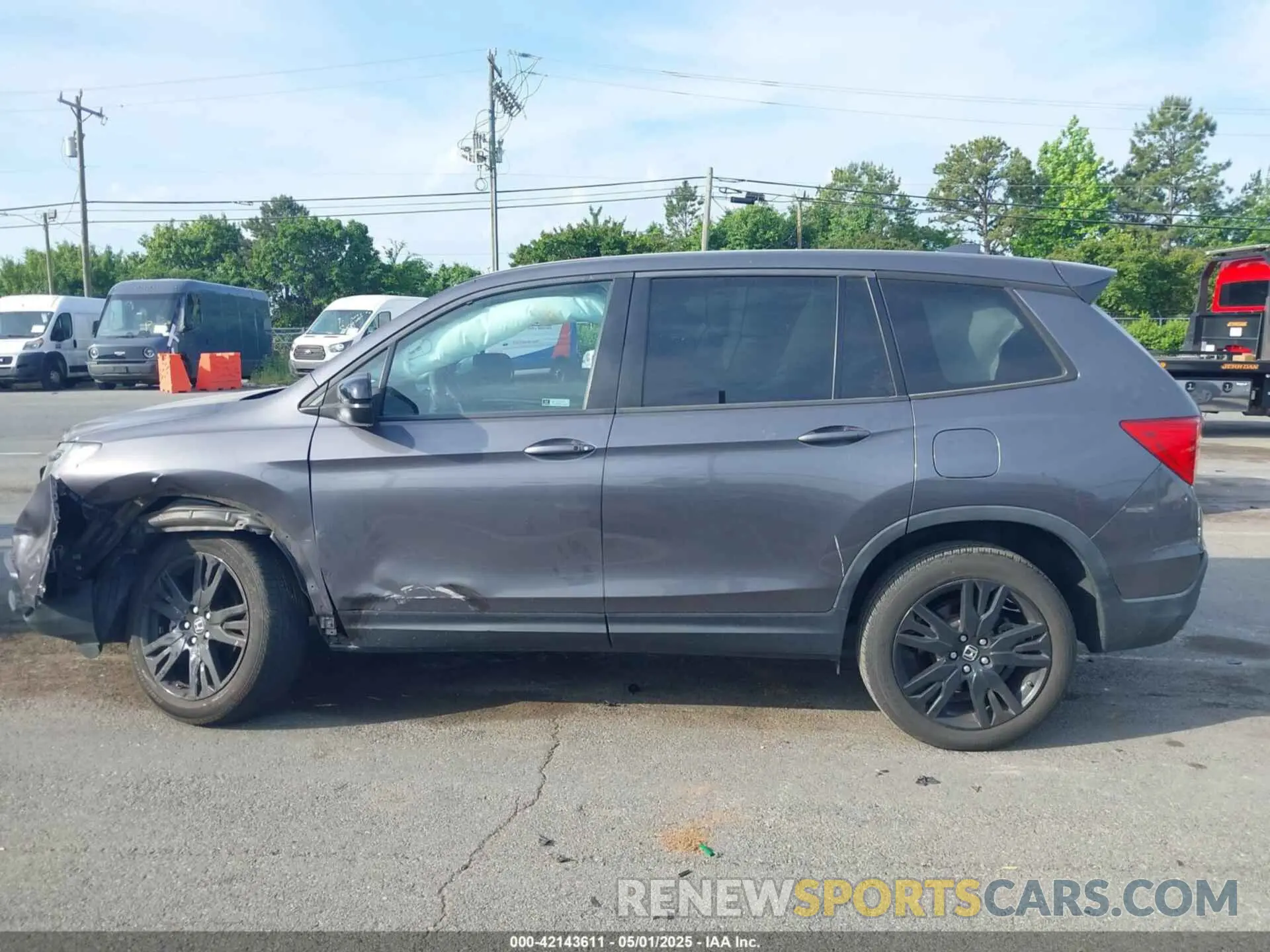 14 fotografías del automóvil dañado 5FNYF8H22KB024522 HONDA PASSPORT 2019