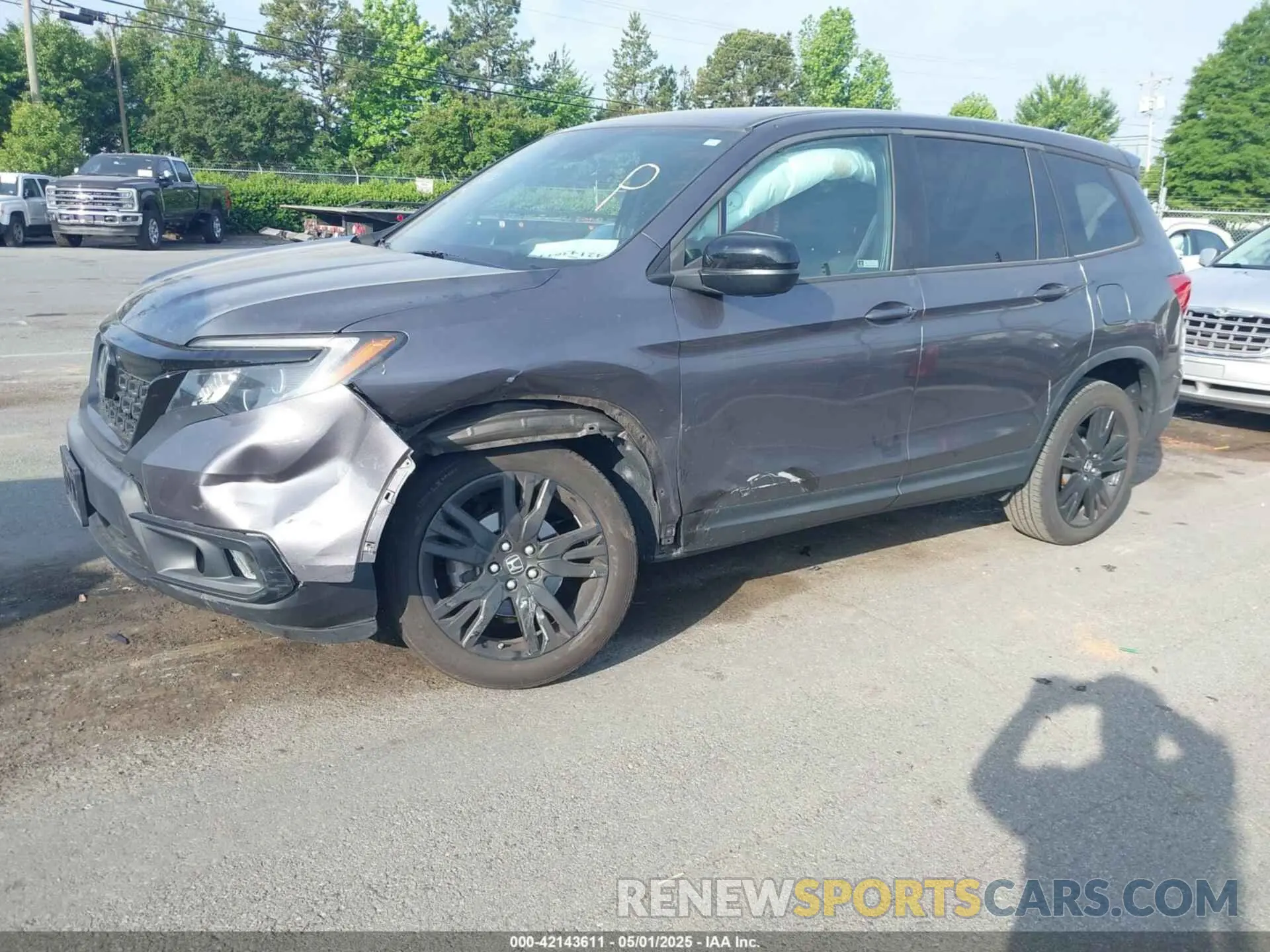 2 fotografías del automóvil dañado 5FNYF8H22KB024522 HONDA PASSPORT 2019