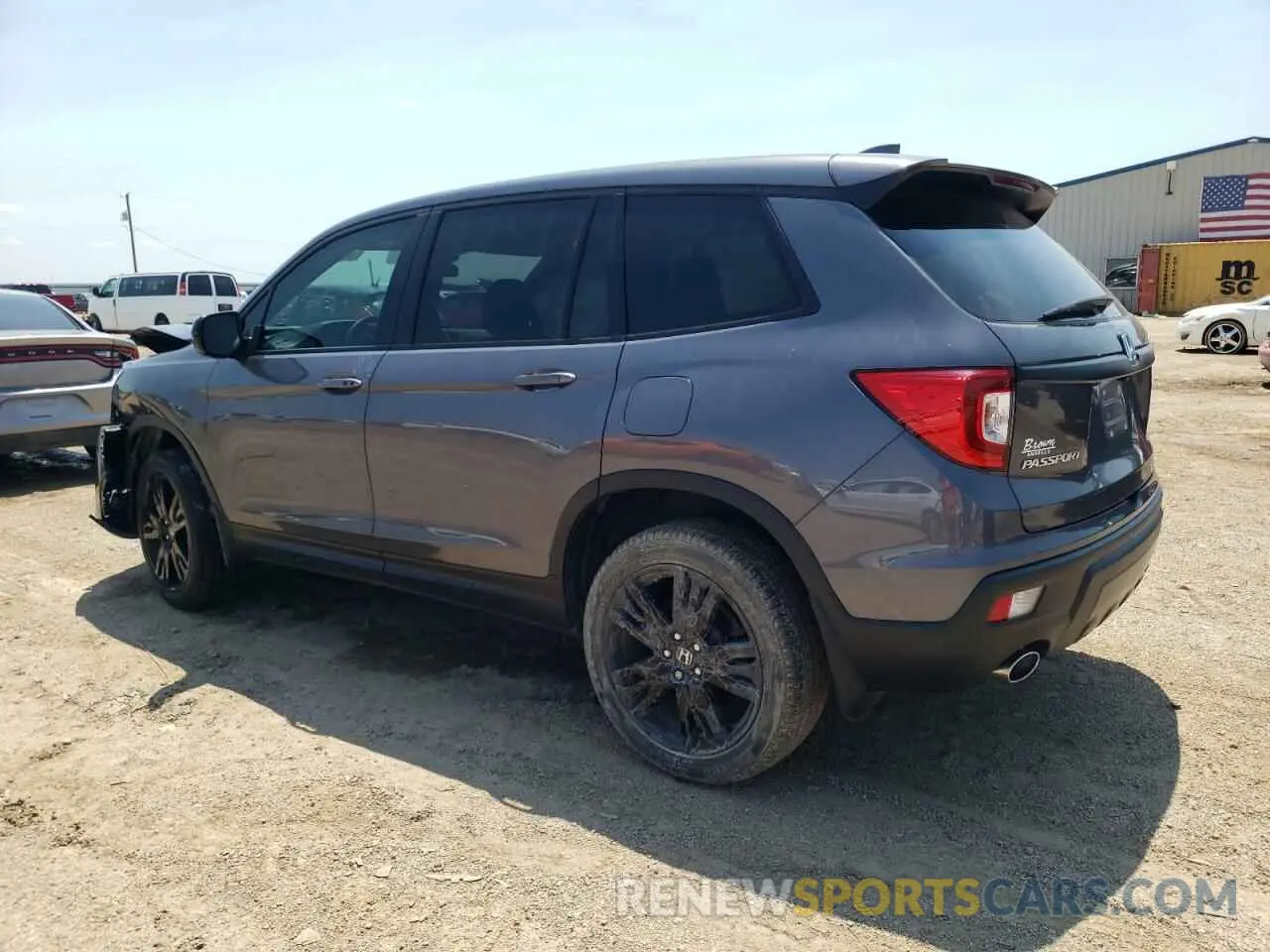 2 fotografías del automóvil dañado 5FNYF8H25KB027463 HONDA PASSPORT 2019