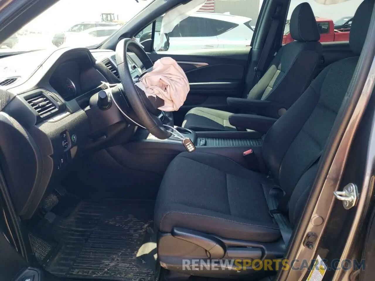 7 fotografías del automóvil dañado 5FNYF8H25KB027463 HONDA PASSPORT 2019