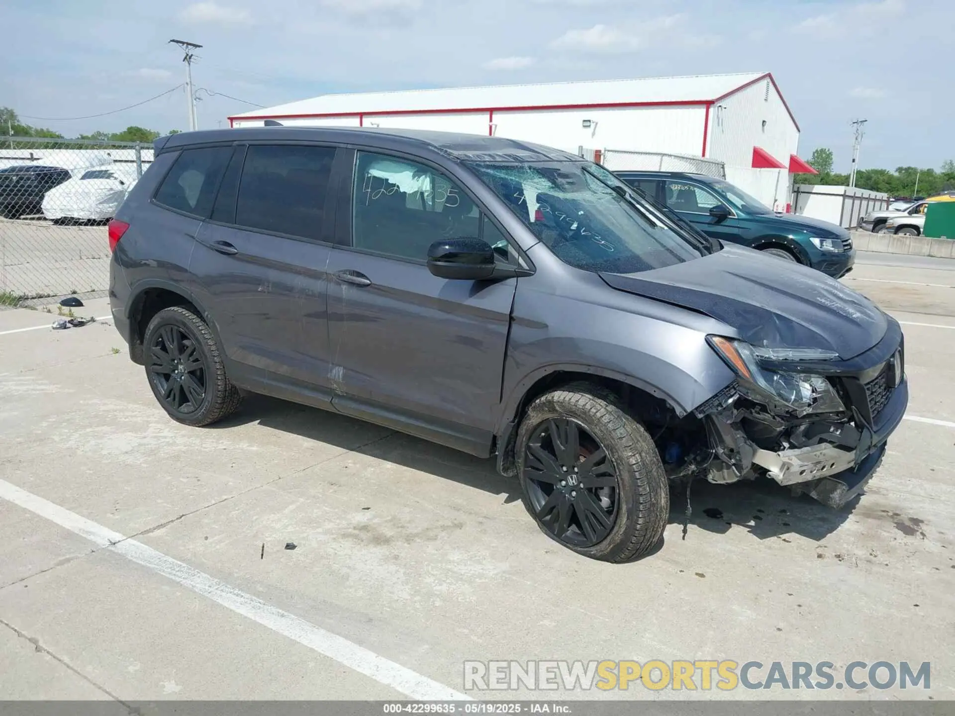 1 fotografías del automóvil dañado 5FNYF8H27KB002001 HONDA PASSPORT 2019