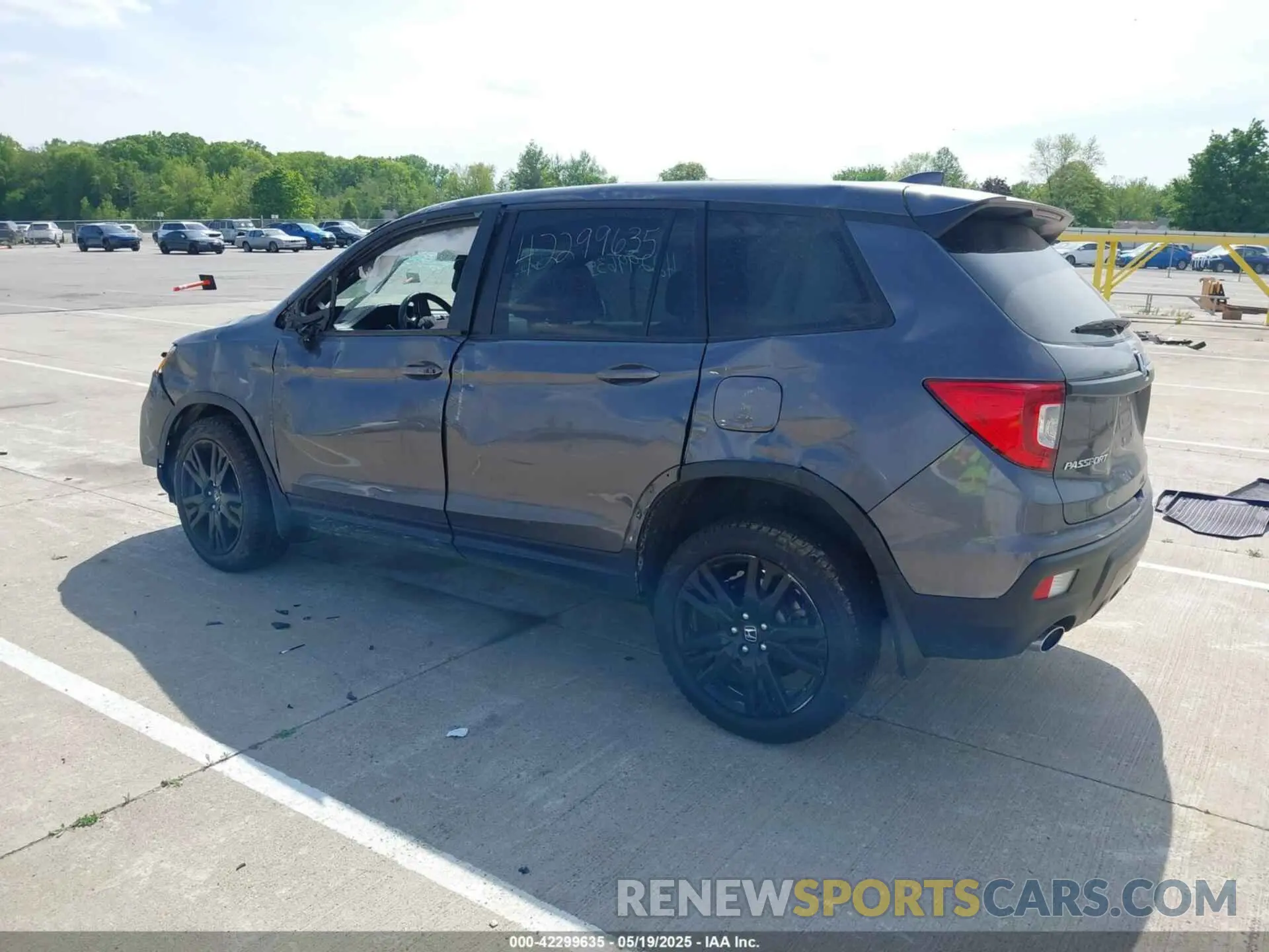 3 fotografías del automóvil dañado 5FNYF8H27KB002001 HONDA PASSPORT 2019