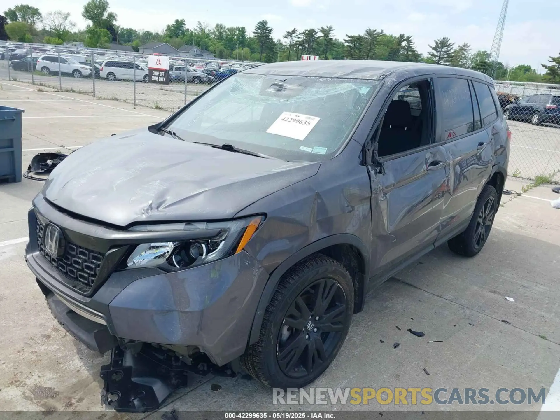 6 fotografías del automóvil dañado 5FNYF8H27KB002001 HONDA PASSPORT 2019