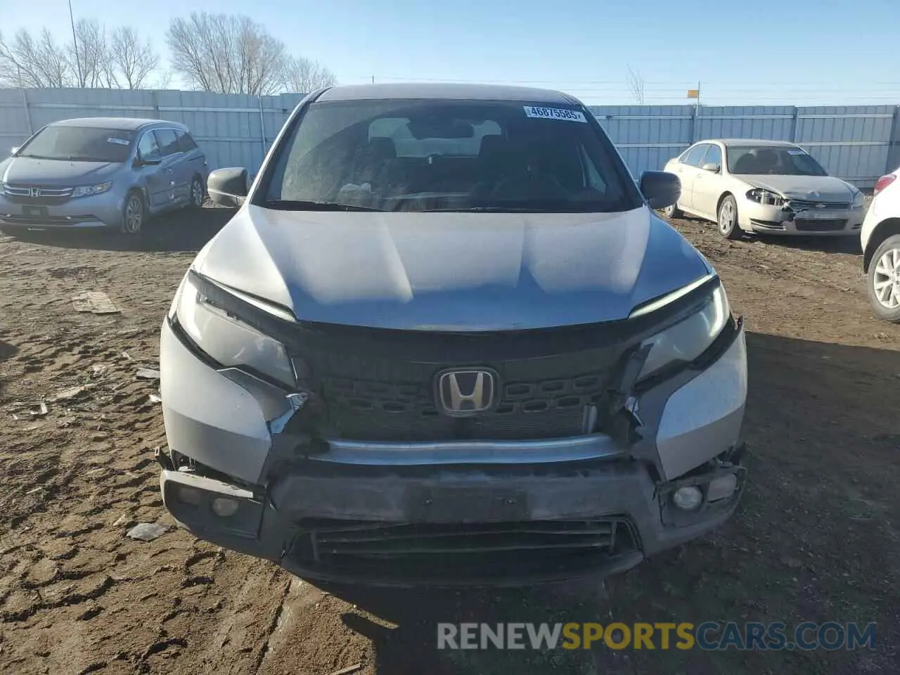 5 fotografías del automóvil dañado 5FNYF8H27KB019221 HONDA PASSPORT 2019
