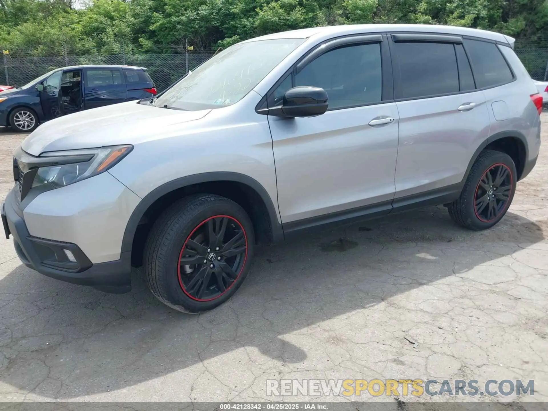 2 fotografías del automóvil dañado 5FNYF8H27KB026413 HONDA PASSPORT 2019