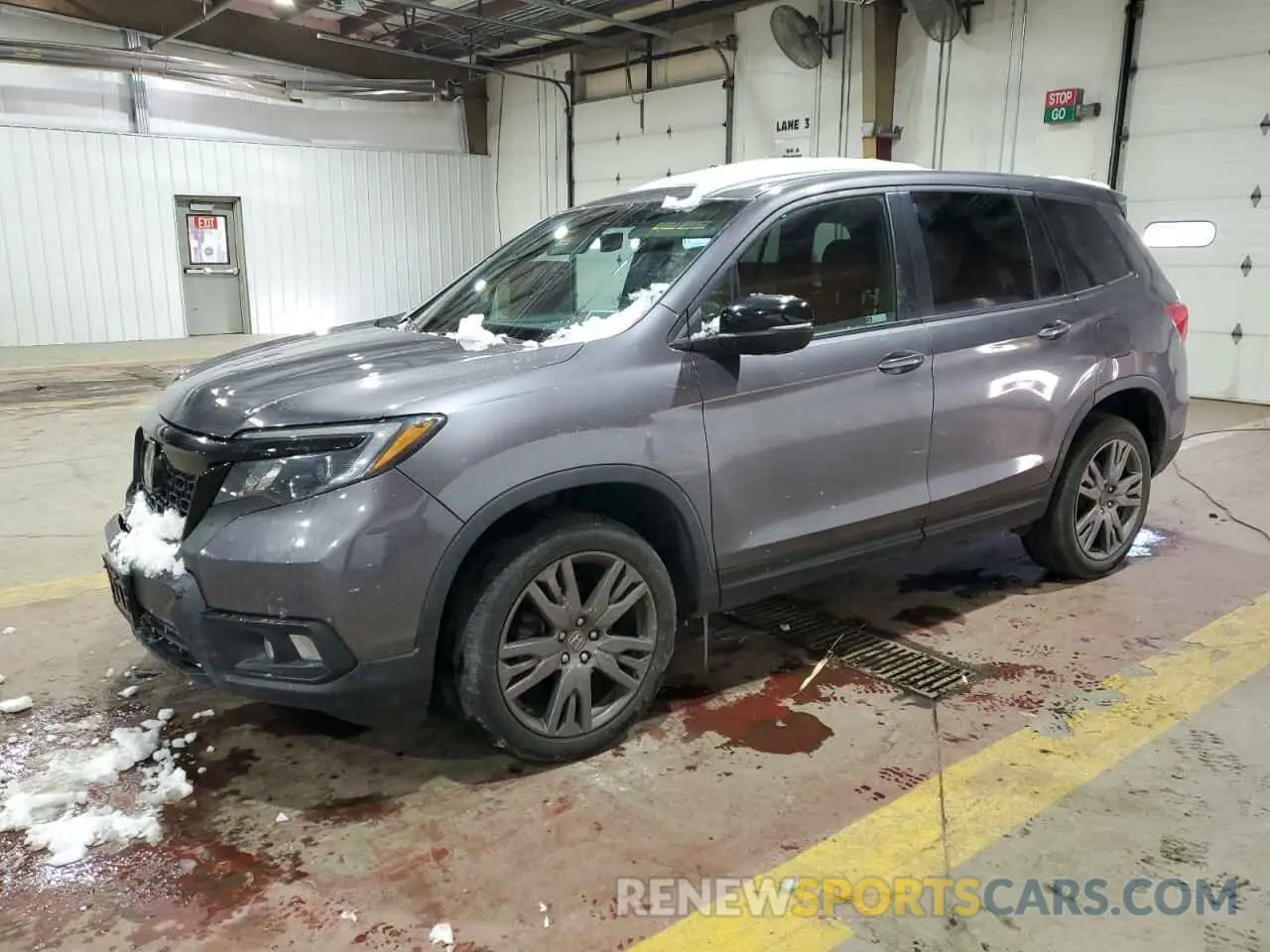 1 fotografías del automóvil dañado 5FNYF8H56KB028406 HONDA PASSPORT 2019