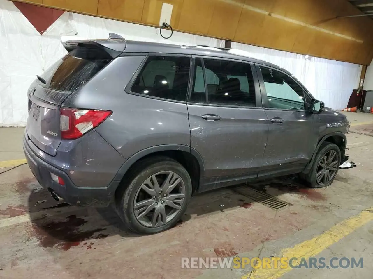 3 fotografías del automóvil dañado 5FNYF8H56KB028406 HONDA PASSPORT 2019