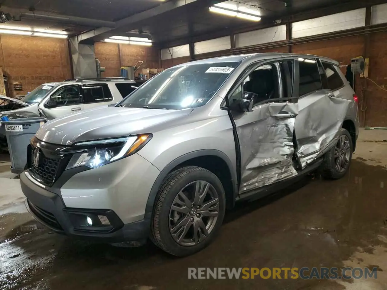 1 fotografías del automóvil dañado 5FNYF8H59KB019537 HONDA PASSPORT 2019