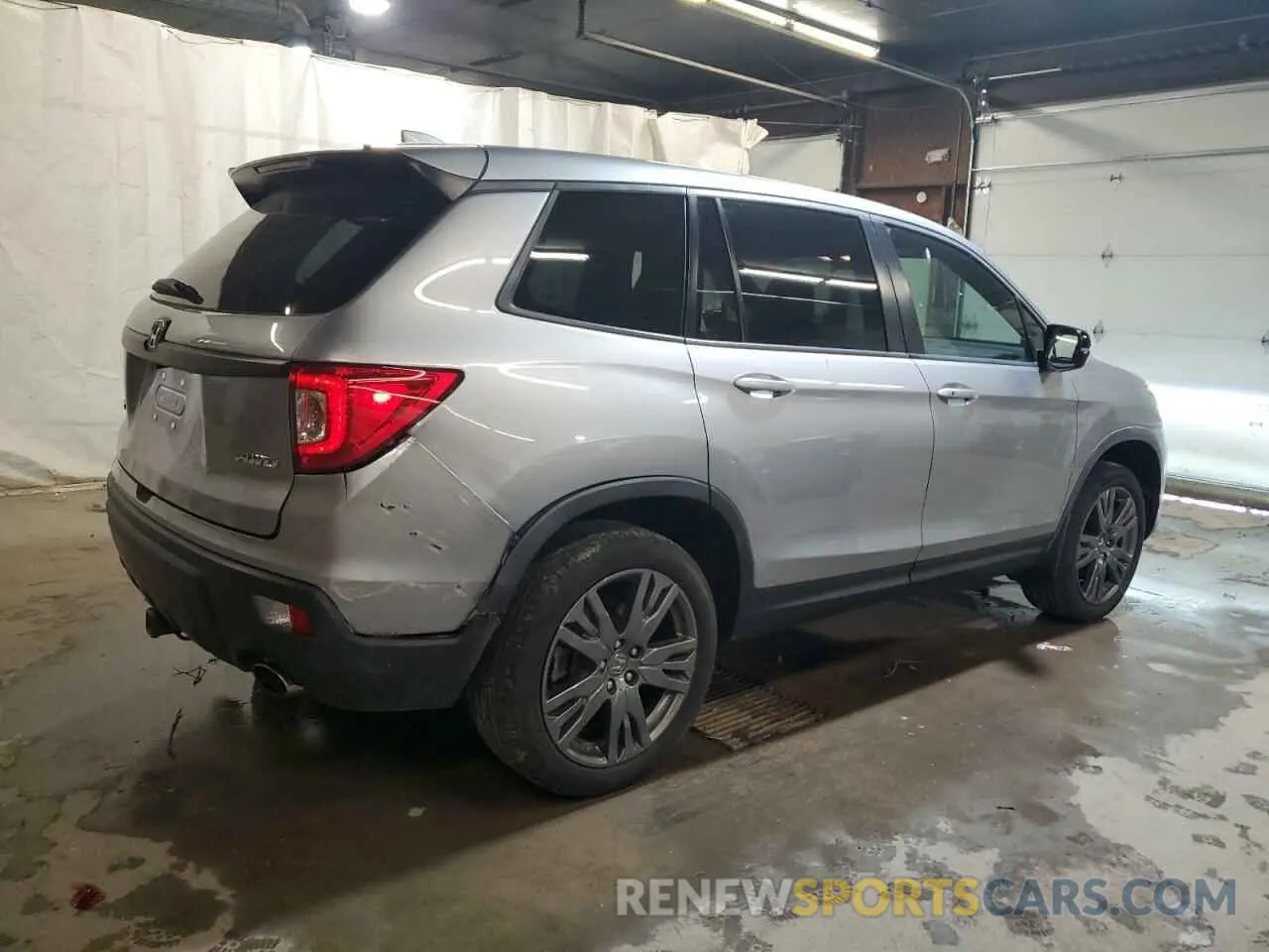 3 fotografías del automóvil dañado 5FNYF8H59KB019537 HONDA PASSPORT 2019