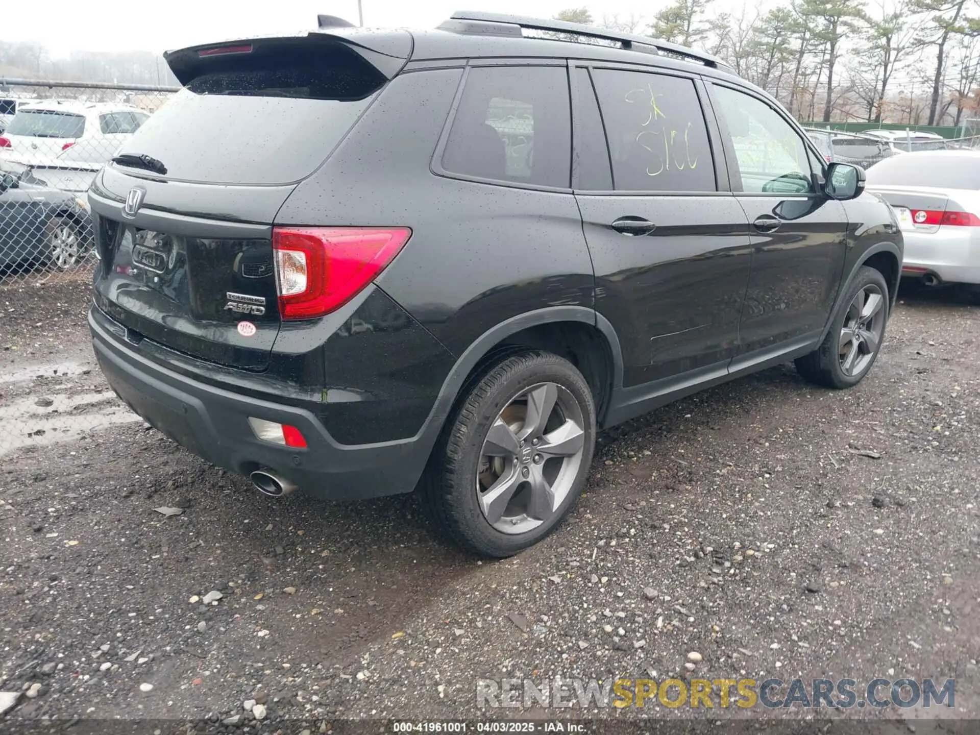4 fotografías del automóvil dañado 5FNYF8H94KB004026 HONDA PASSPORT 2019