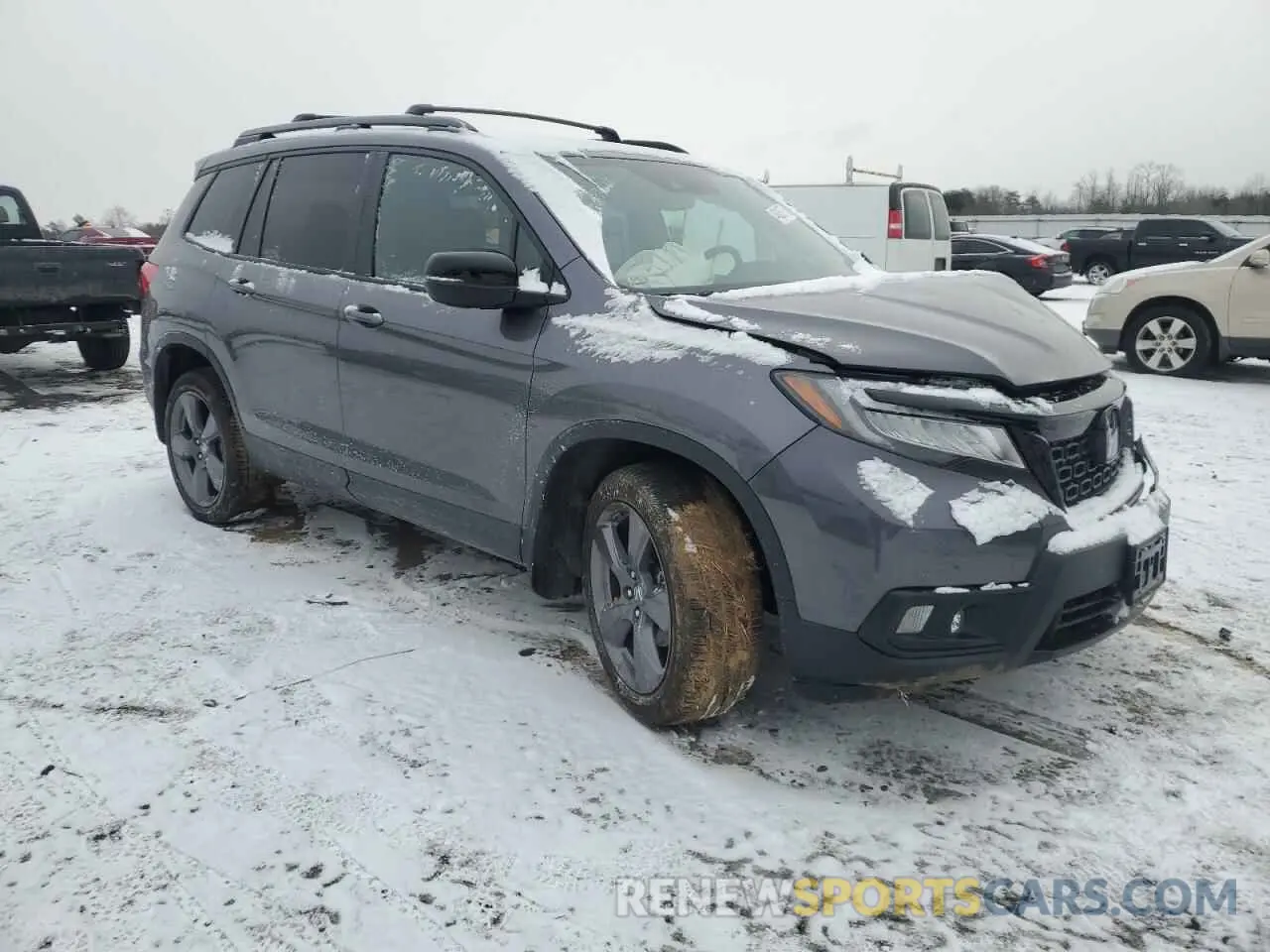 4 fotografías del automóvil dañado 5FNYF8H95KB020218 HONDA PASSPORT 2019