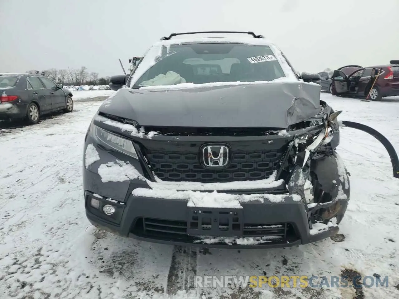 5 fotografías del automóvil dañado 5FNYF8H95KB020218 HONDA PASSPORT 2019