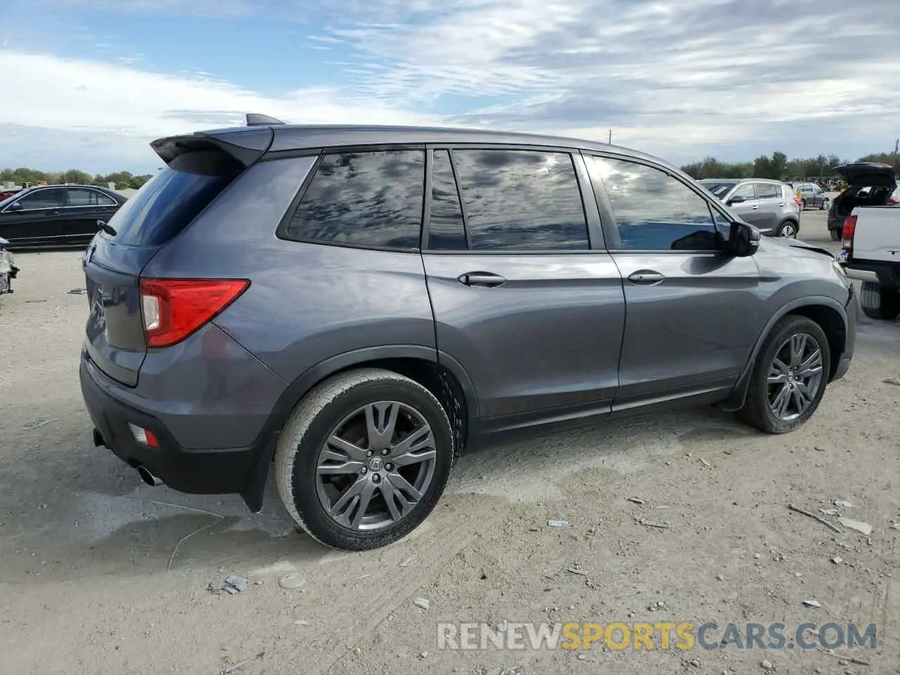 3 fotografías del automóvil dañado 5FNYF7H52LB002526 HONDA PASSPORT 2020