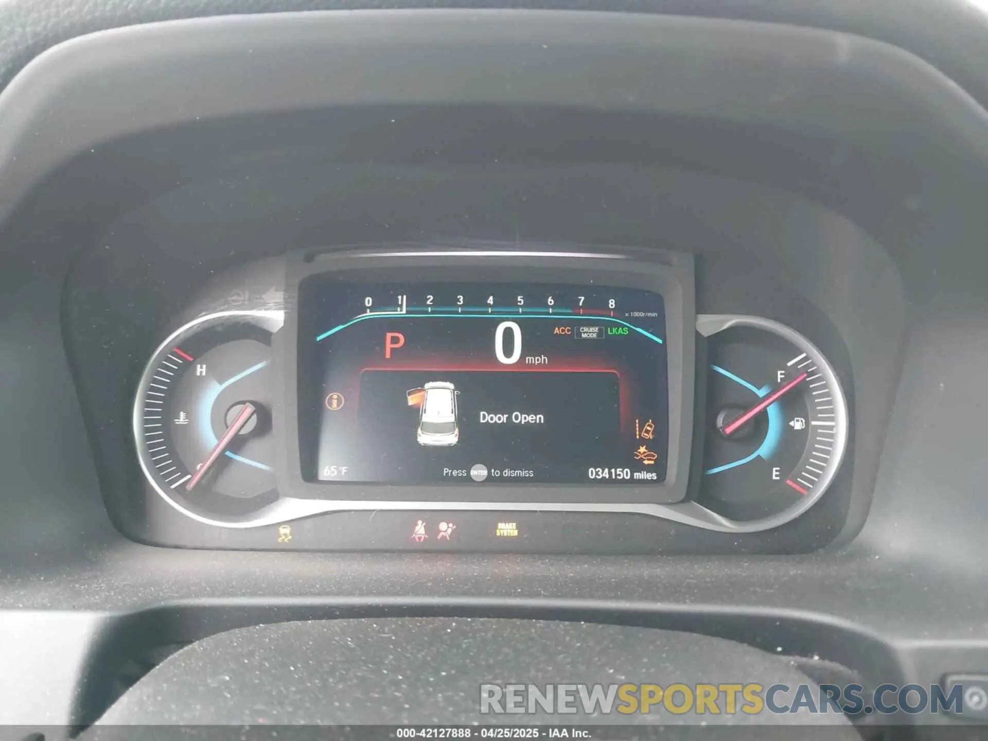 7 fotografías del automóvil dañado 5FNYF7H57LB000657 HONDA PASSPORT 2020