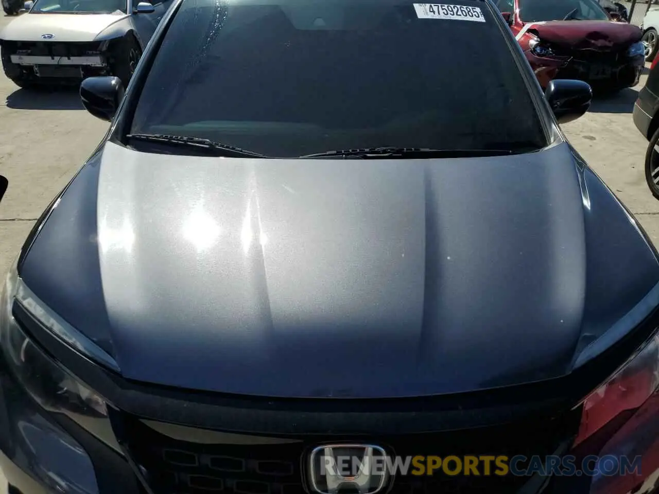 12 fotografías del automóvil dañado 5FNYF7H57LB001582 HONDA PASSPORT 2020