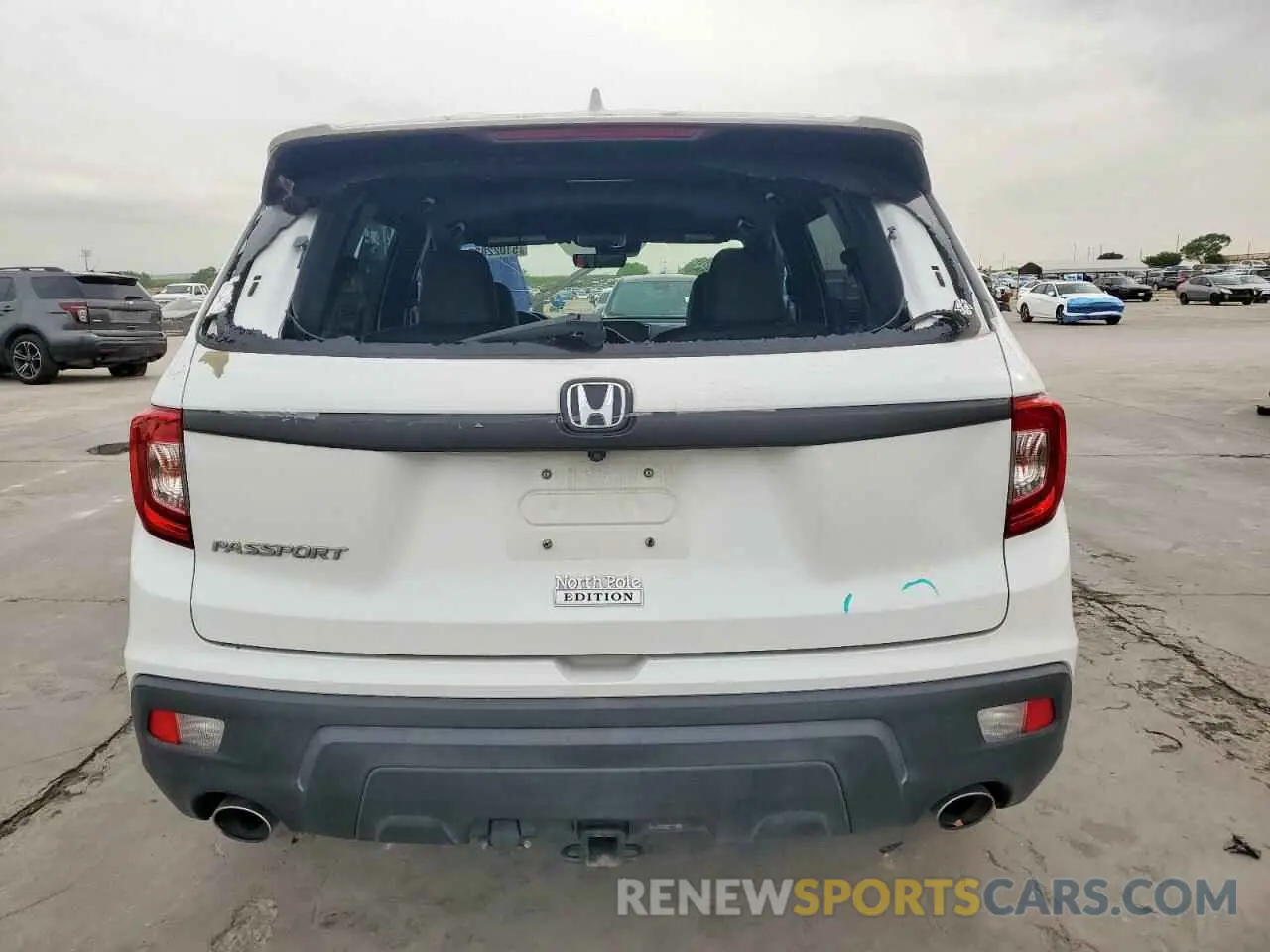 6 fotografías del automóvil dañado 5FNYF7H57LB002957 HONDA PASSPORT 2020