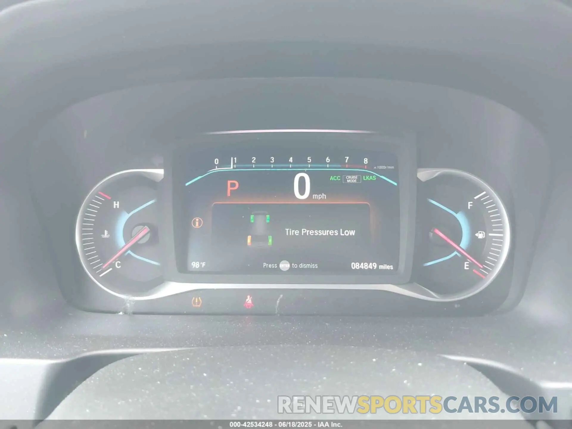 7 fotografías del automóvil dañado 5FNYF7H57LB005700 HONDA PASSPORT 2020