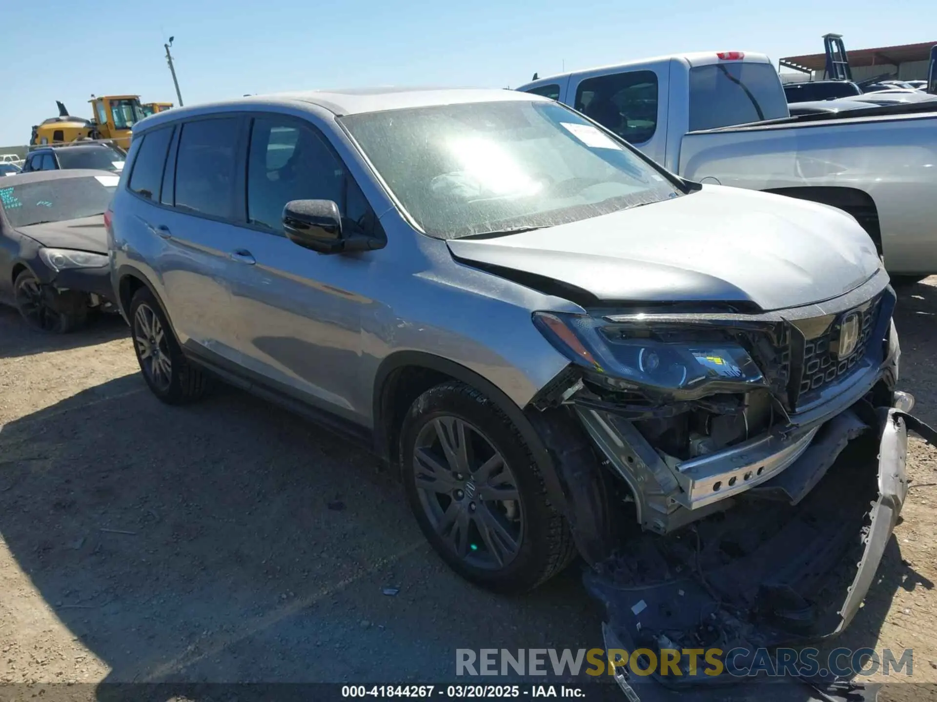 1 fotografías del automóvil dañado 5FNYF7H58LB000022 HONDA PASSPORT 2020