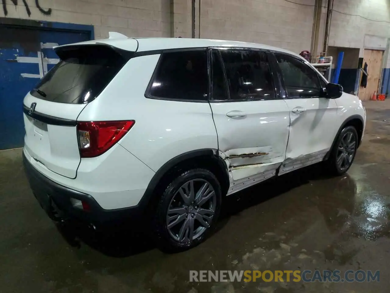 3 fotografías del automóvil dañado 5FNYF7H58LB003115 HONDA PASSPORT 2020